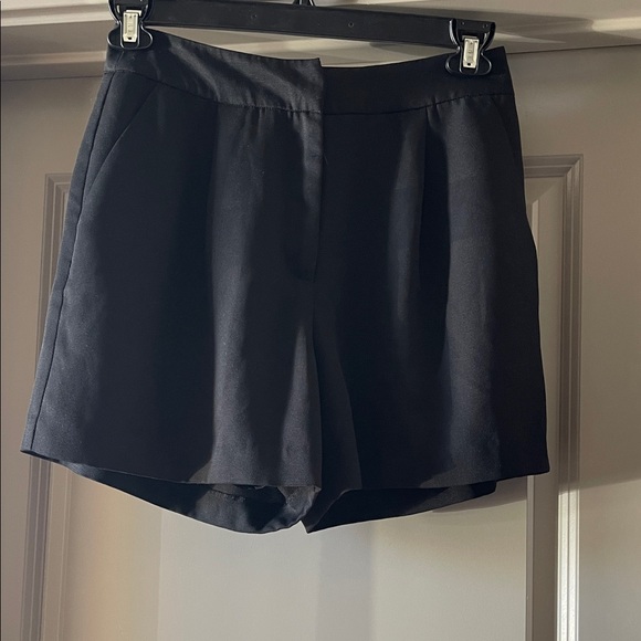 Gibson Latimer Pants - Gibson Latimer Black High-Waist Dress Shorts